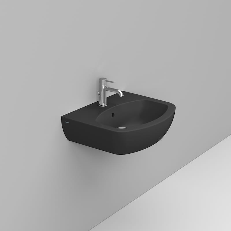 Ceramica Dolomite Lavabo 60×48 – Mia - Nero opaco