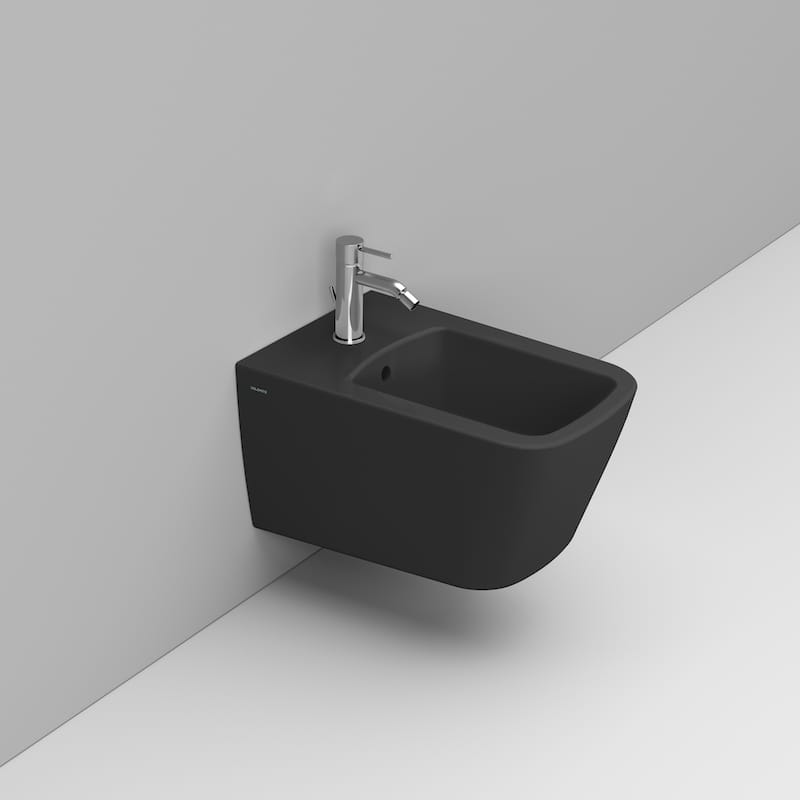Ceramica Dolomite Bidet sospeso 36×54 – Mia - Nero opaco
