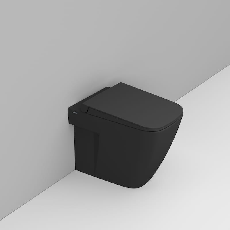 Ceramica Dolomite Vaso back to wall 36×54 – Mia - Nero opaco