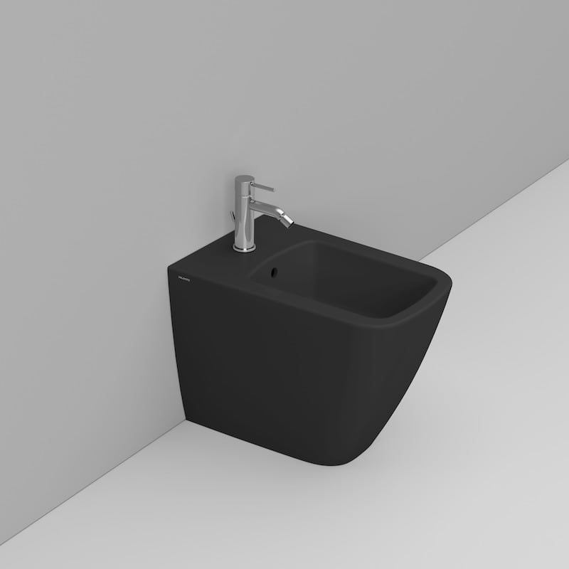 Ceramica Dolomite Bidet back to wall 36×54 – Mia+ - Nero opaco
