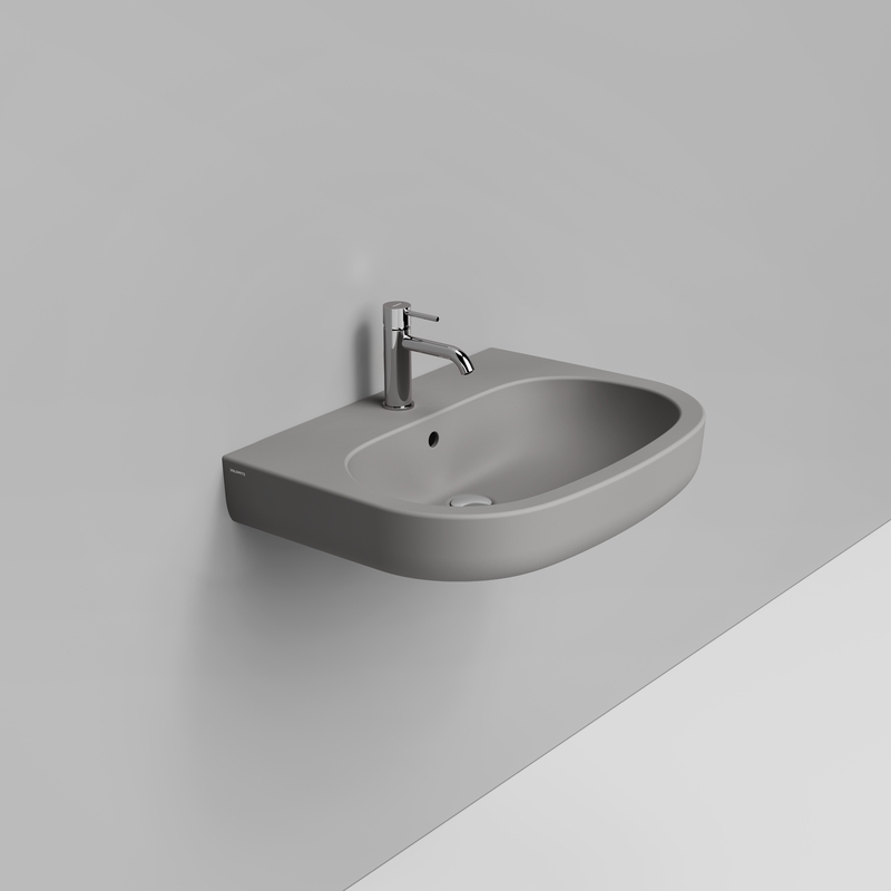 Ceramica Dolomite Lavabo 68×51 – Mirto - Grigio cemento