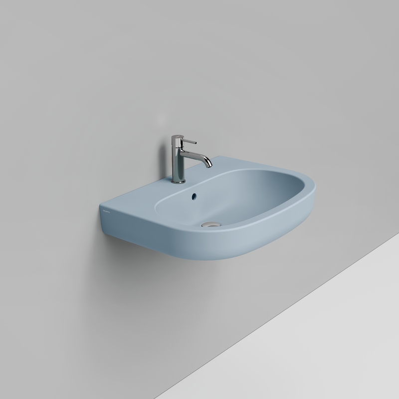 Ceramica Dolomite Lavabo 68×51 – Mirto - Azzurro avio