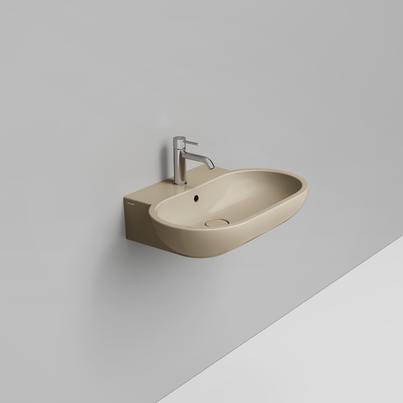 Ceramica Dolomite Lavabo 65×46 – Mirto - Beige naturale lucido