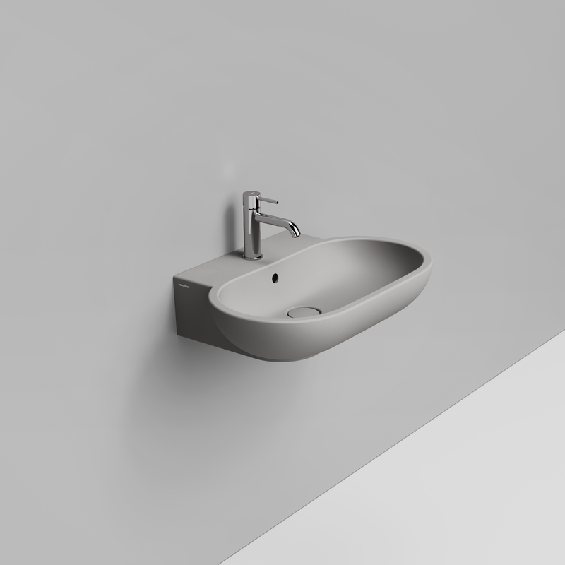 Ceramica Dolomite Lavabo 65×46 – Mirto - Grigio cemento