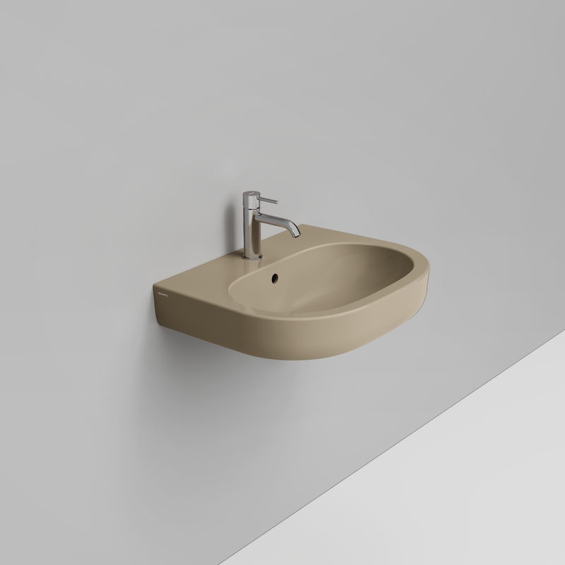 Ceramica Dolomite Lavabo 60×48 – Mirto - Beige naturale lucido