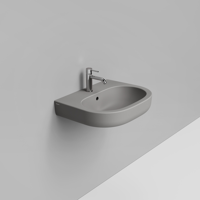 Ceramica Dolomite Lavabo 60×48 – Mirto - Grigio cemento