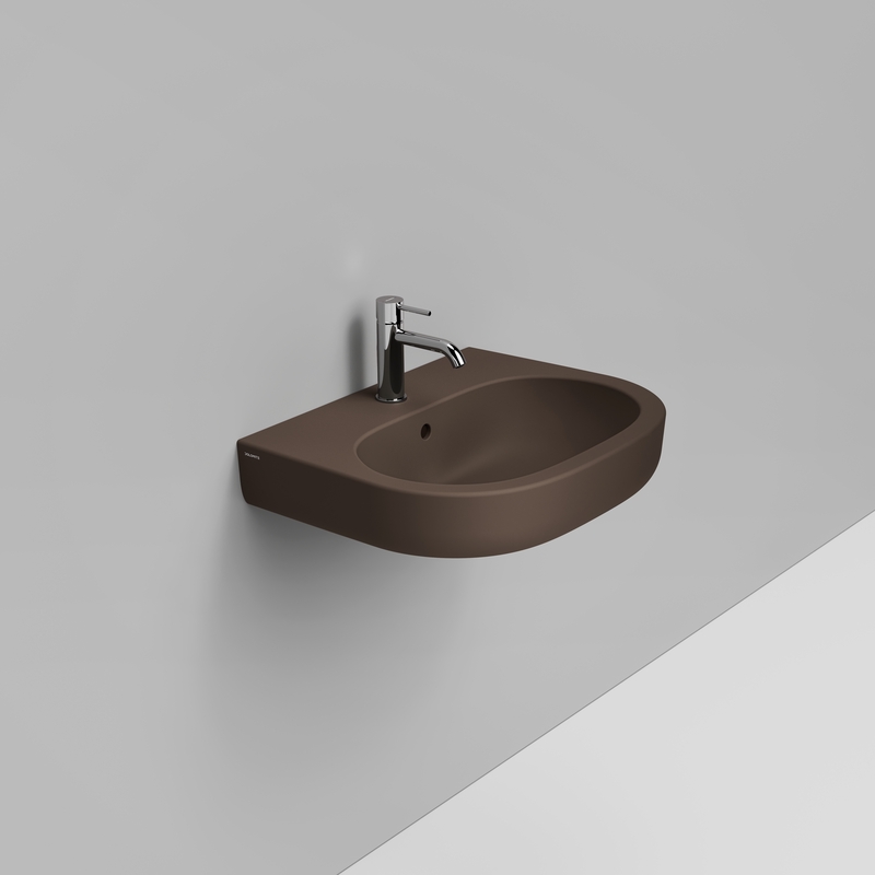 Ceramica Dolomite Lavabo 60×48 – Mirto - Marrone alpino opaco