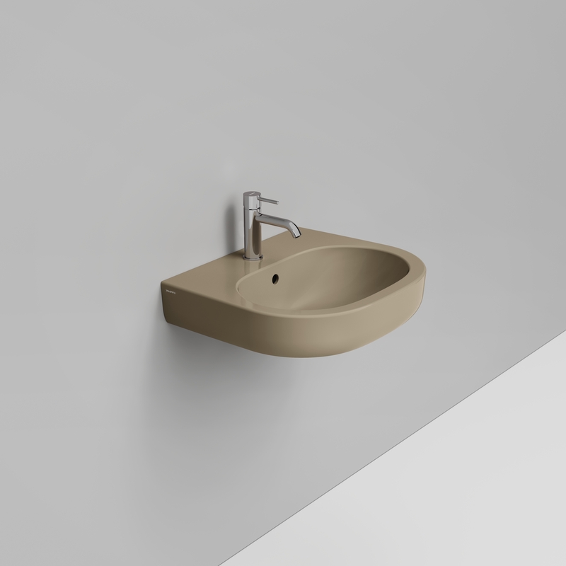 Ceramica Dolomite Lavabo 55×48 – Mirto - Beige naturale lucido