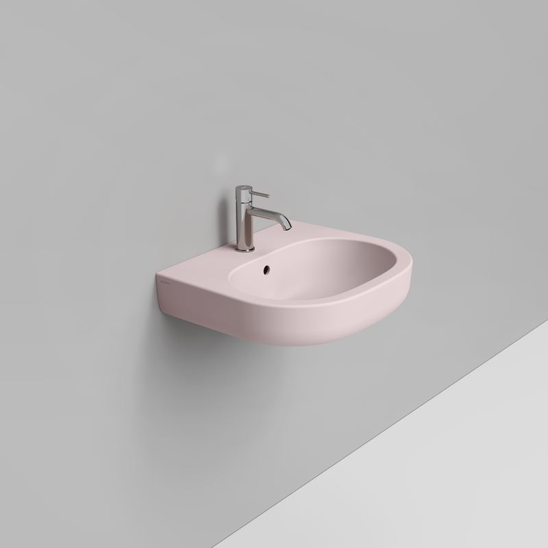 Ceramica Dolomite Lavabo 55×48 – Mirto - Rosa antico
