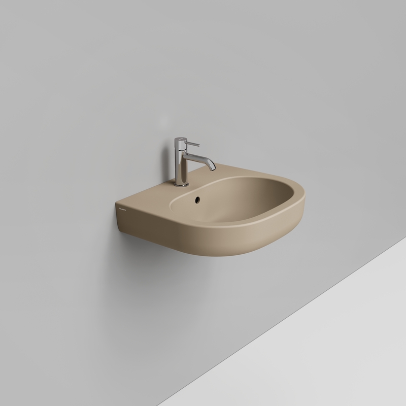 Ceramica Dolomite Lavabo 55×48 – Mirto - Beige naturale opaco