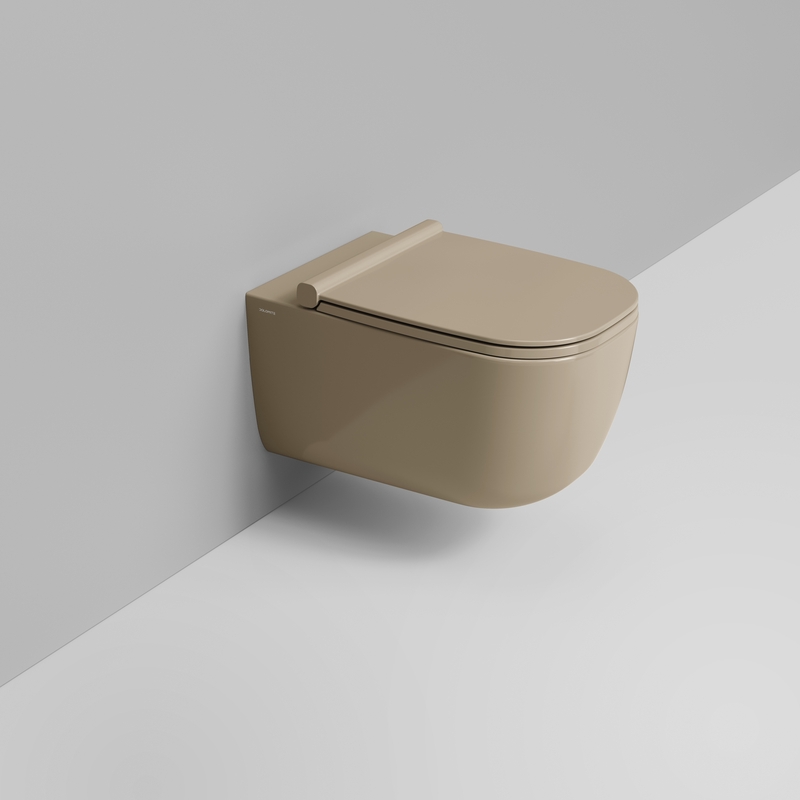Ceramica Dolomite Vaso sospeso 36×55 – Mirto - Beige naturale lucido