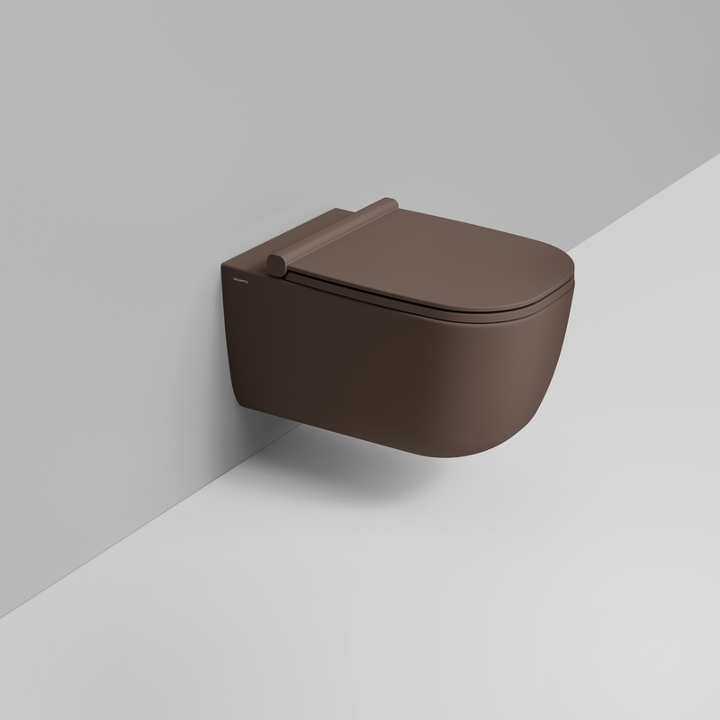Ceramica Dolomite Vaso sospeso 36×55 – Mirto - Marrone alpino opaco