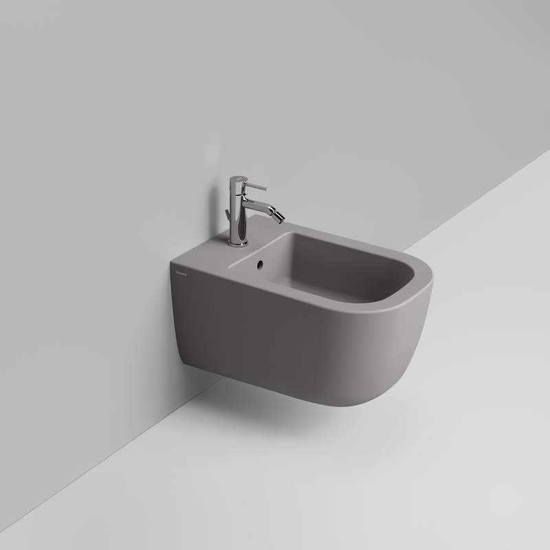 Ceramica Dolomite Bidet sospeso 36×55 – Mirto - Grigio cemento
