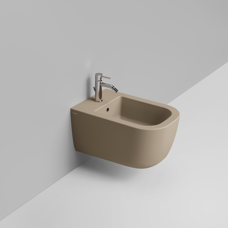 Ceramica Dolomite Bidet sospeso 36×55 – Mirto - Beige naturale opaco