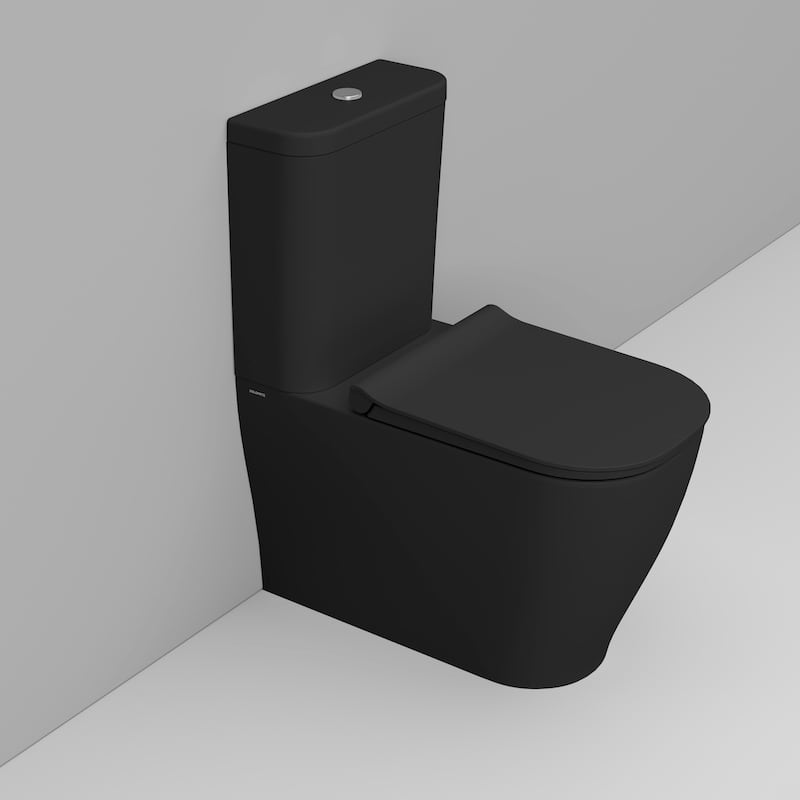 Ceramica Dolomite Vaso monoblocco back to wall universale – Mirto - Nero opaco