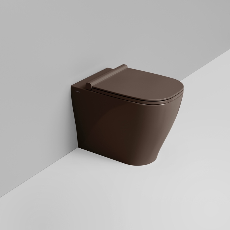 Ceramica Dolomite Vaso back to wall 36×55 – Mirto - Marrone alpino lucido