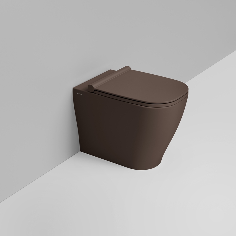 Ceramica Dolomite Vaso back to wall 36×55 – Mirto - Marrone alpino opaco