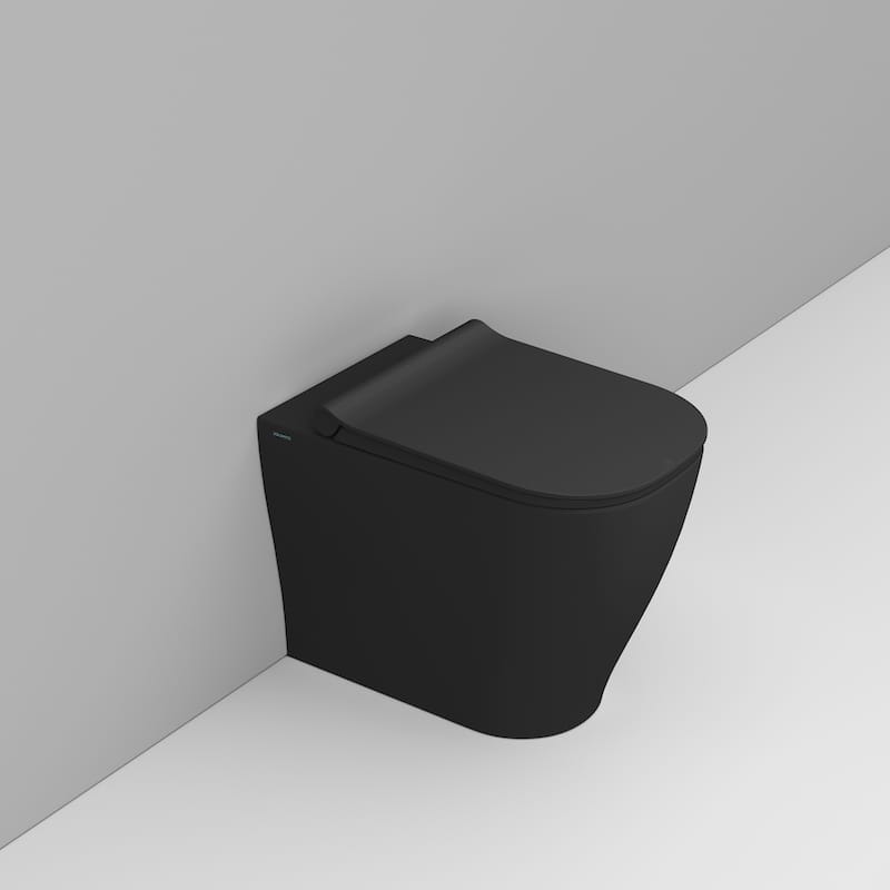 Ceramica Dolomite Vaso back to wall 36×55 – Mirto - Nero opaco