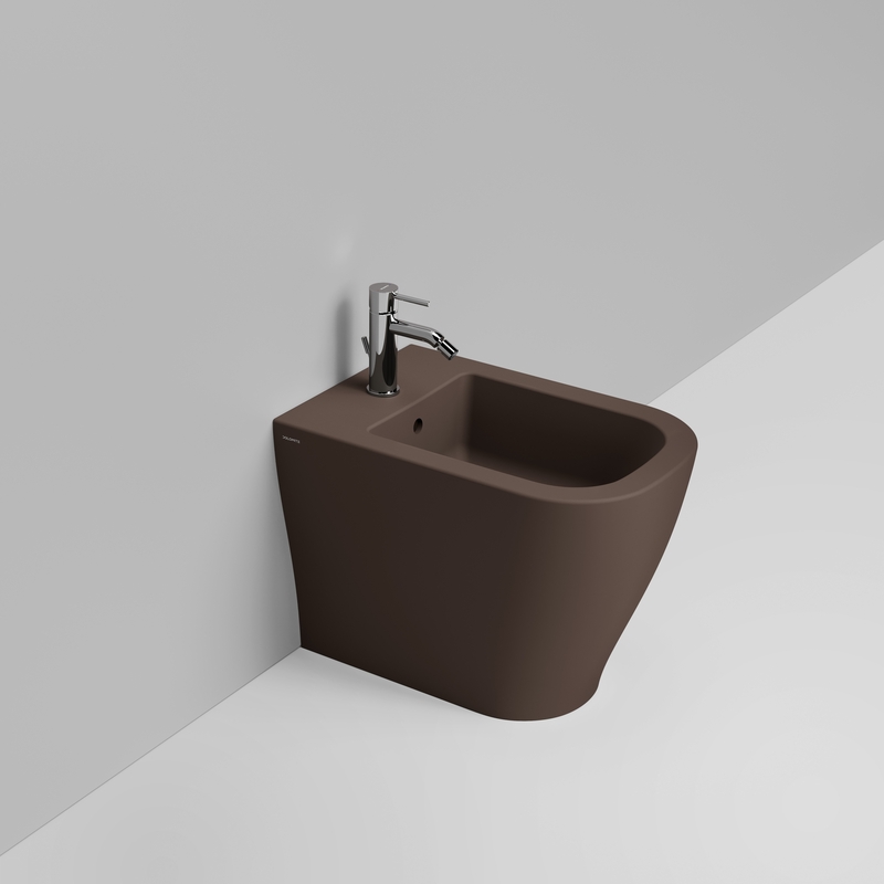 Ceramica Dolomite Bidet back to wall 36×55 – Mirto - Marrone alpino opaco