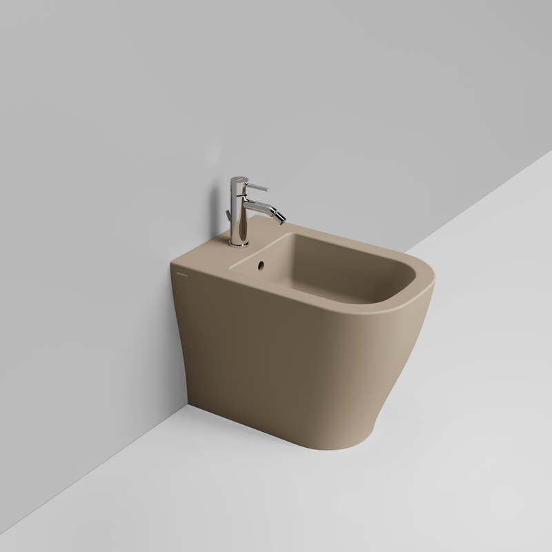 Ceramica Dolomite Bidet back to wall 36×55 – Mirto - Beige naturale opaco