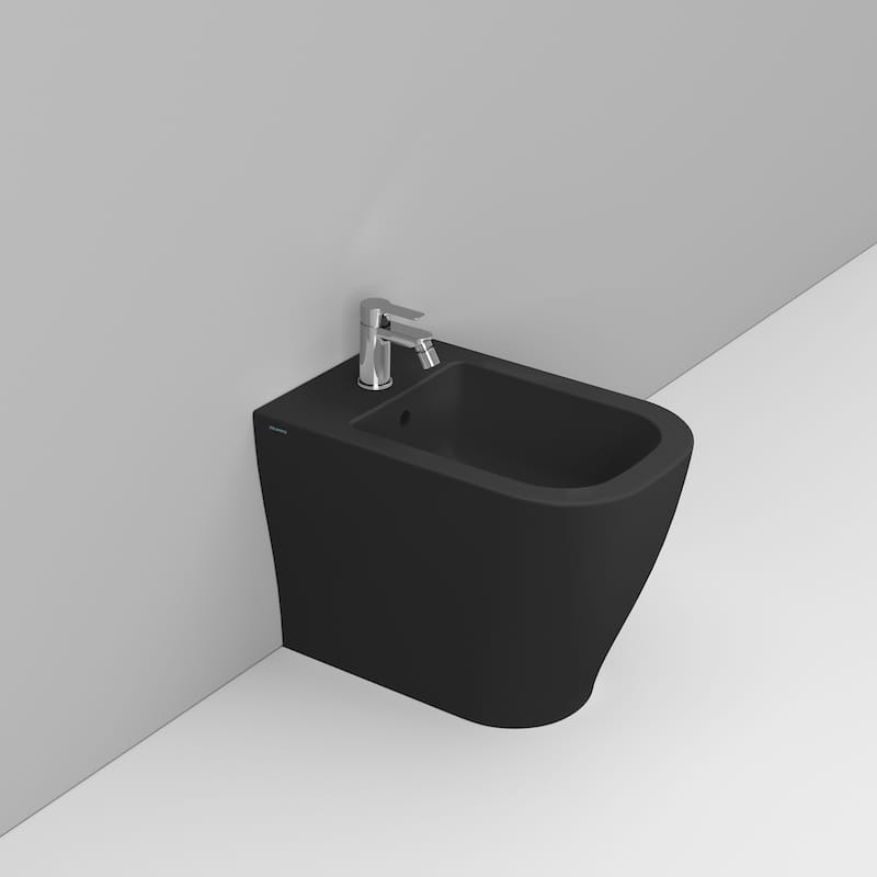 Ceramica Dolomite Bidet back to wall 36×55 – Mirto - Nero opaco