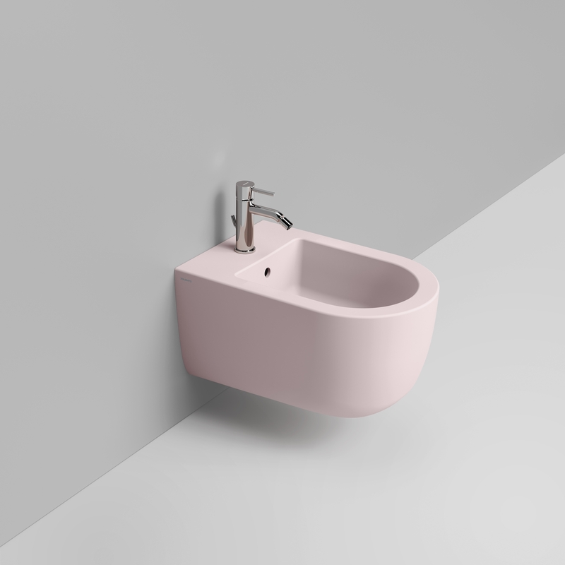 Ceramica Dolomite Bidet sospeso 36×55 – Mirto Round - Rosa antico