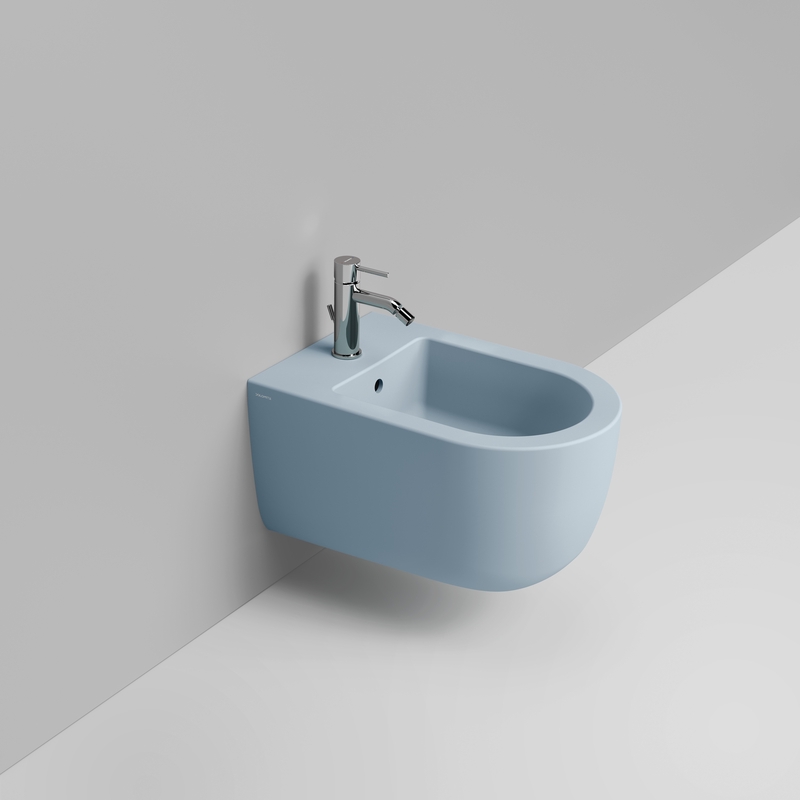 Ceramica Dolomite Bidet sospeso 36×55 – Mirto Round - Azzurro avio