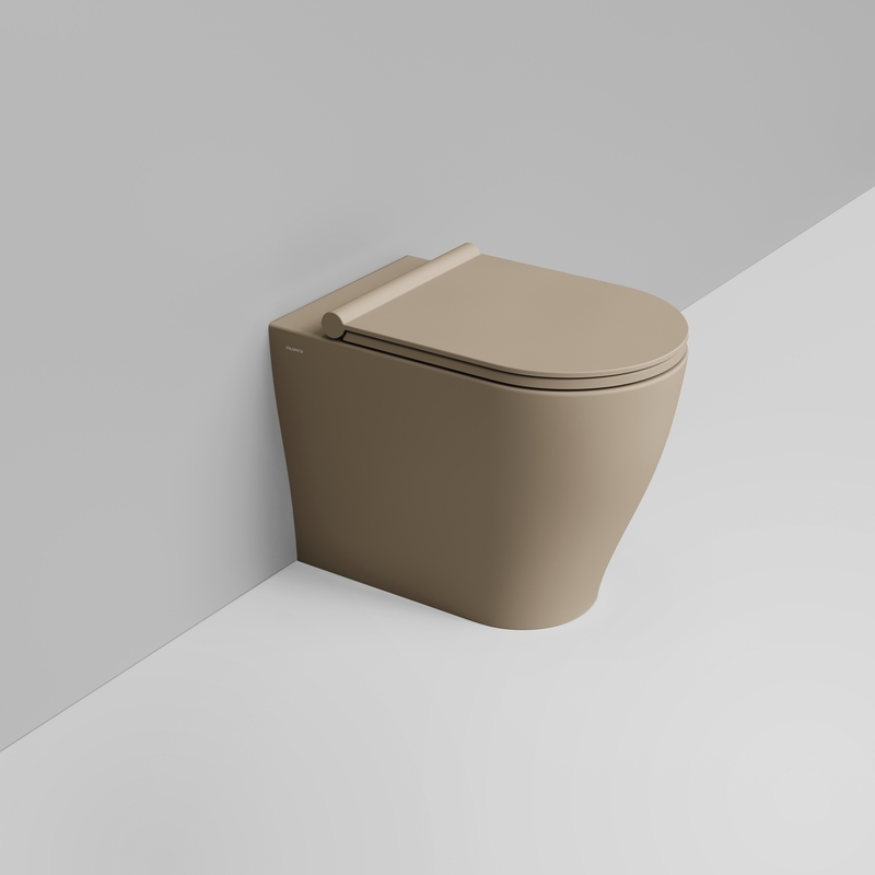 Ceramica Dolomite Vaso back to wall 36×55 – Mirto Round - Beige naturale opaco