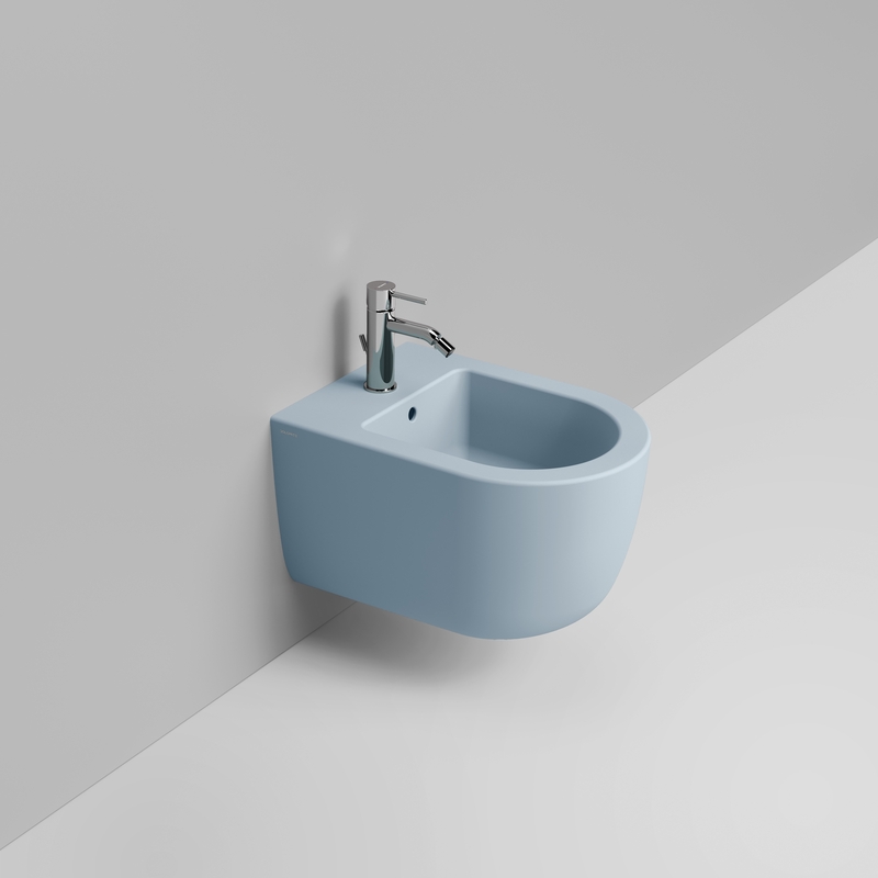 Ceramica Dolomite Bidet sospeso 36×50 – Mirto Round Short - Azzurro avio