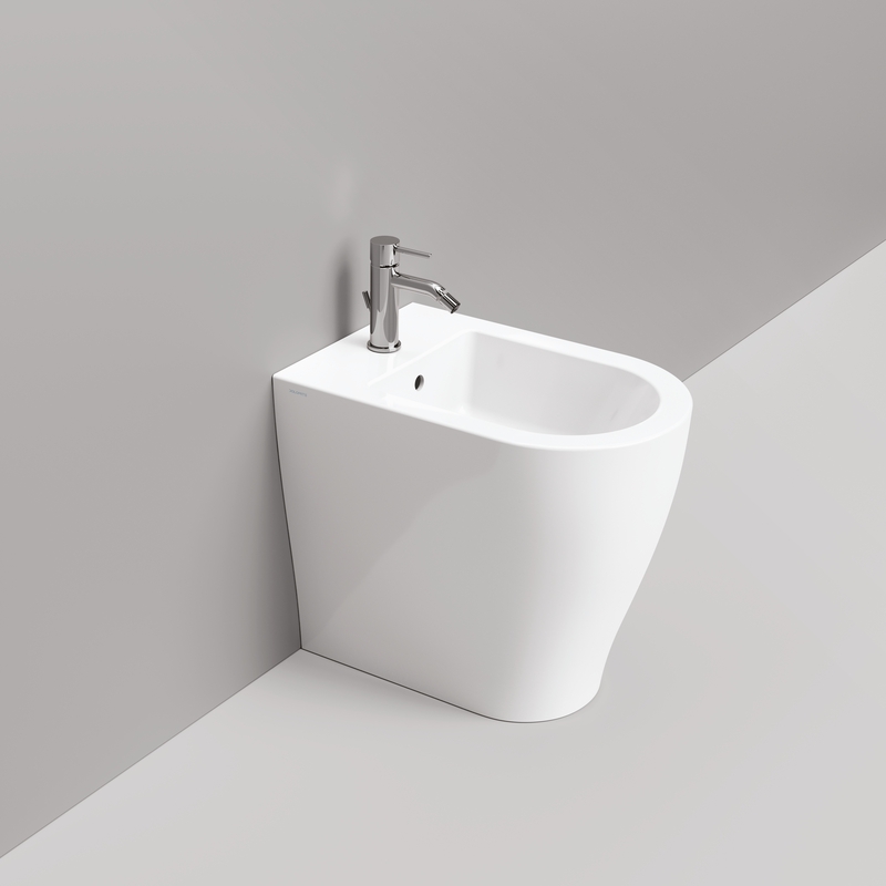 Ceramica Dolomite - D474701 - Bidet back to wall 36x55x48 – Mirto Round Tall