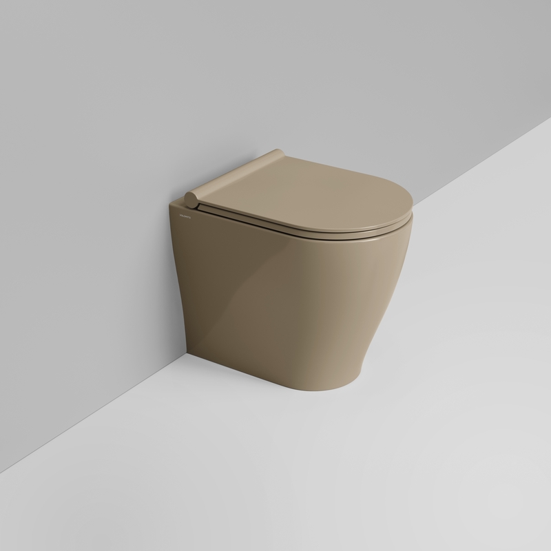 Ceramica Dolomite Vaso back to wall Vortice 36×50 – Mirto Round Short - Marrone alpino lucido