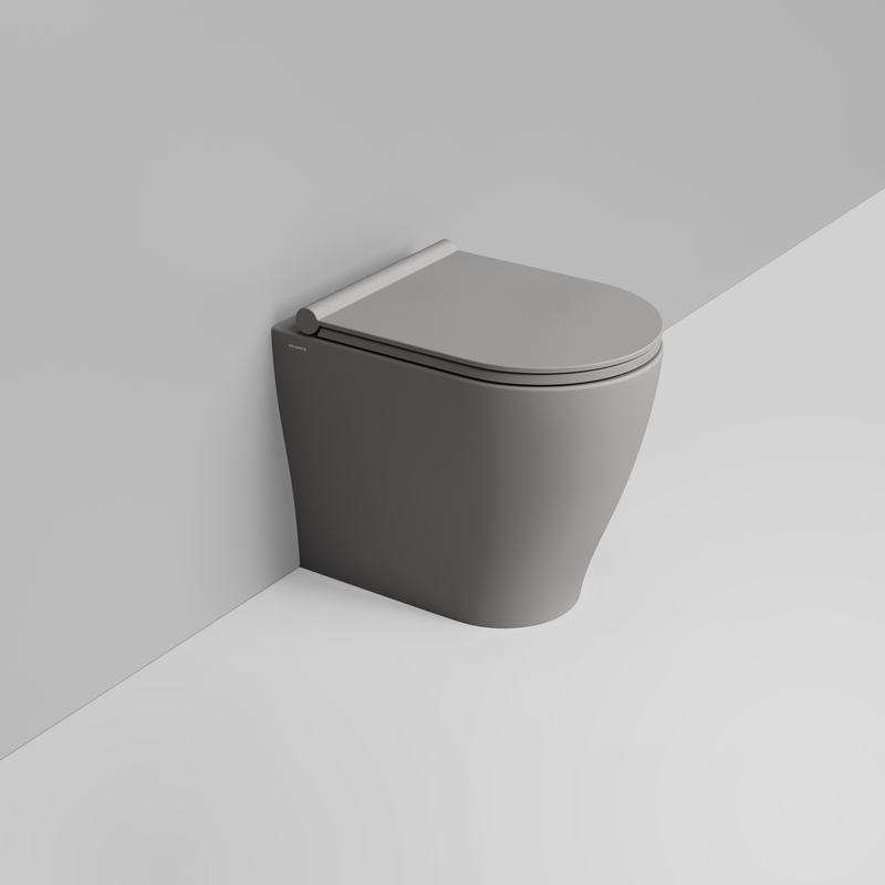 Ceramica Dolomite Vaso back to wall Vortice 36×50 – Mirto Round Short - Grigio cemento