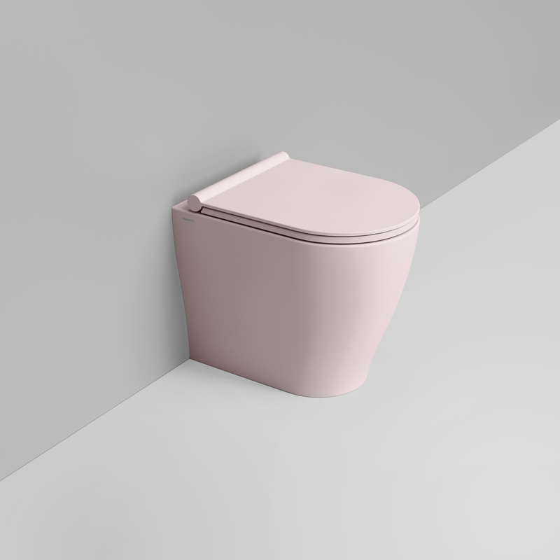 Ceramica Dolomite Vaso back to wall Vortice 36×50 – Mirto Round Short - Rosa antico