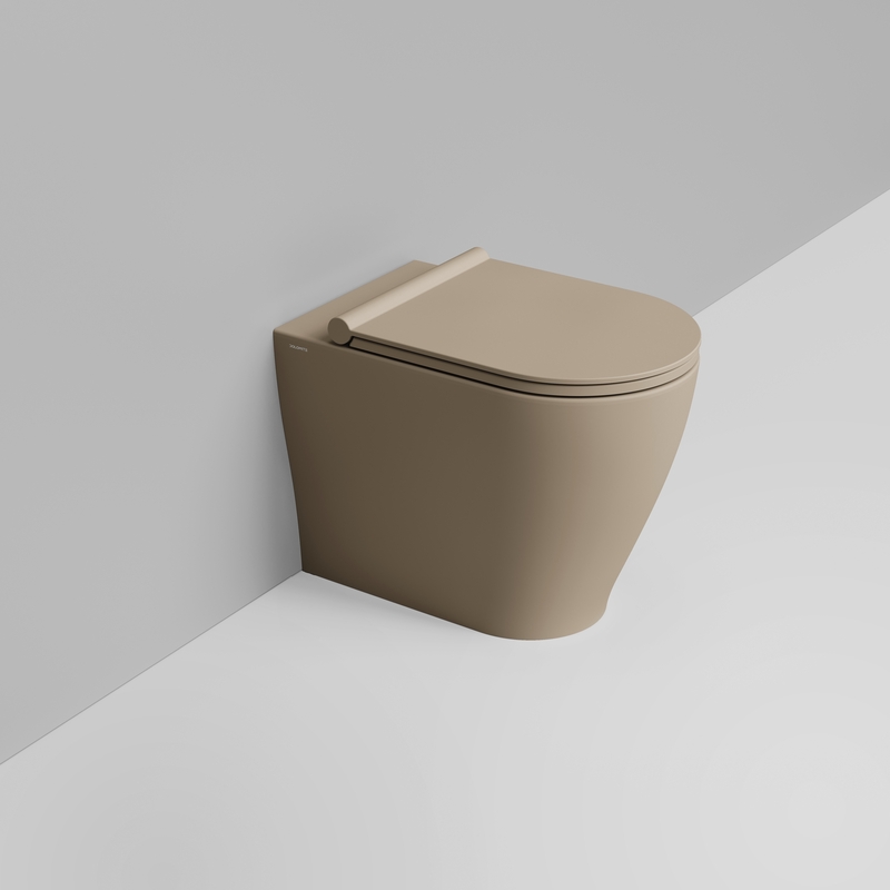 Ceramica Dolomite Vaso back to wall Vortice 36×55 – Mirto Round - Beige naturale opaco