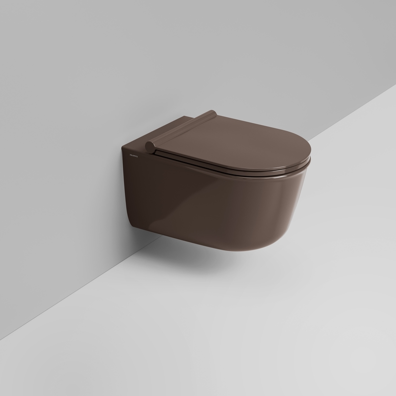 Ceramica Dolomite Vaso sospeso 36×55 – Mayka - Marrone alpino lucido