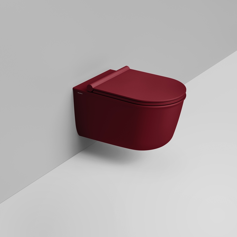 Ceramica Dolomite Vaso sospeso 36×55 – Mayka - Rosso vino opaco