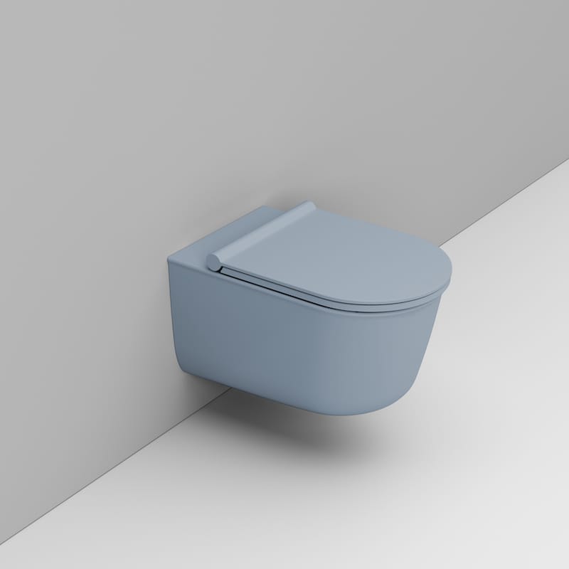 Ceramica Dolomite Vaso sospeso 36×55 – Mayka - Azzurro avio