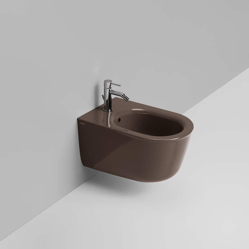 Ceramica Dolomite Bidet suspendus 36×55 – Mayka - Marron alpin brillant