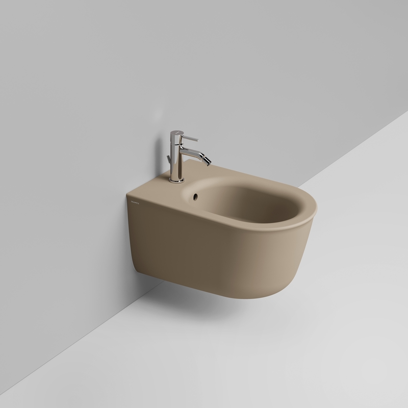 Ceramica Dolomite Bidet suspendus 36×55 – Mayka - Beige naturel mat