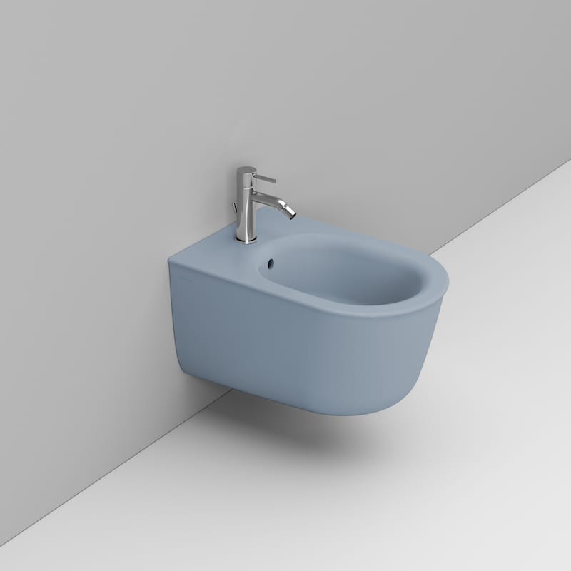 Ceramica Dolomite Bidet suspendus 36×55 – Mayka - Bleu ciel