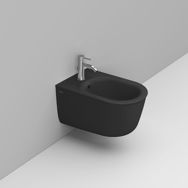 Ceramica Dolomite Bidet suspendus 36×55 – Mayka - Noir mat
