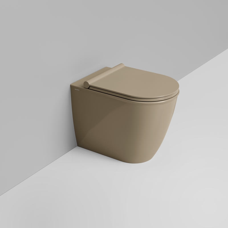 Ceramica Dolomite Cuvette Back to wall 36×55 – Mayka - Beige naturel brillant
