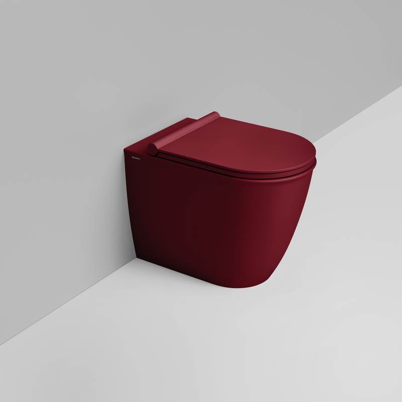 Ceramica Dolomite Cuvette Back to wall 36×55 – Mayka - Rouge vin mat