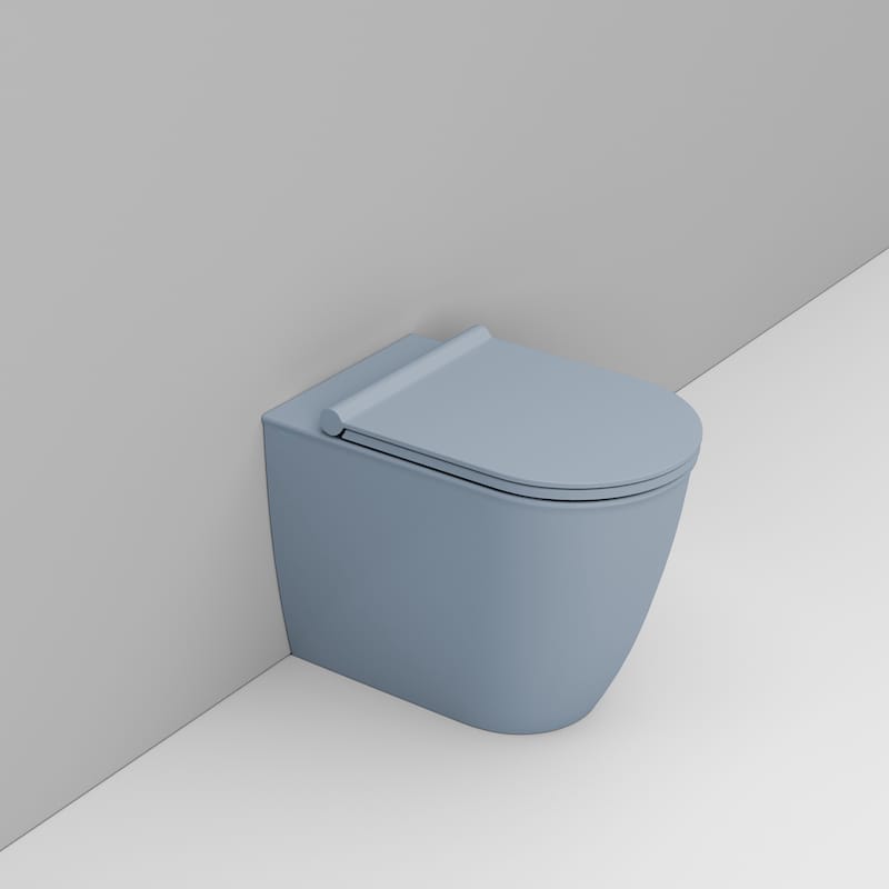 Ceramica Dolomite Cuvette Back to wall 36×55 – Mayka - Bleu ciel