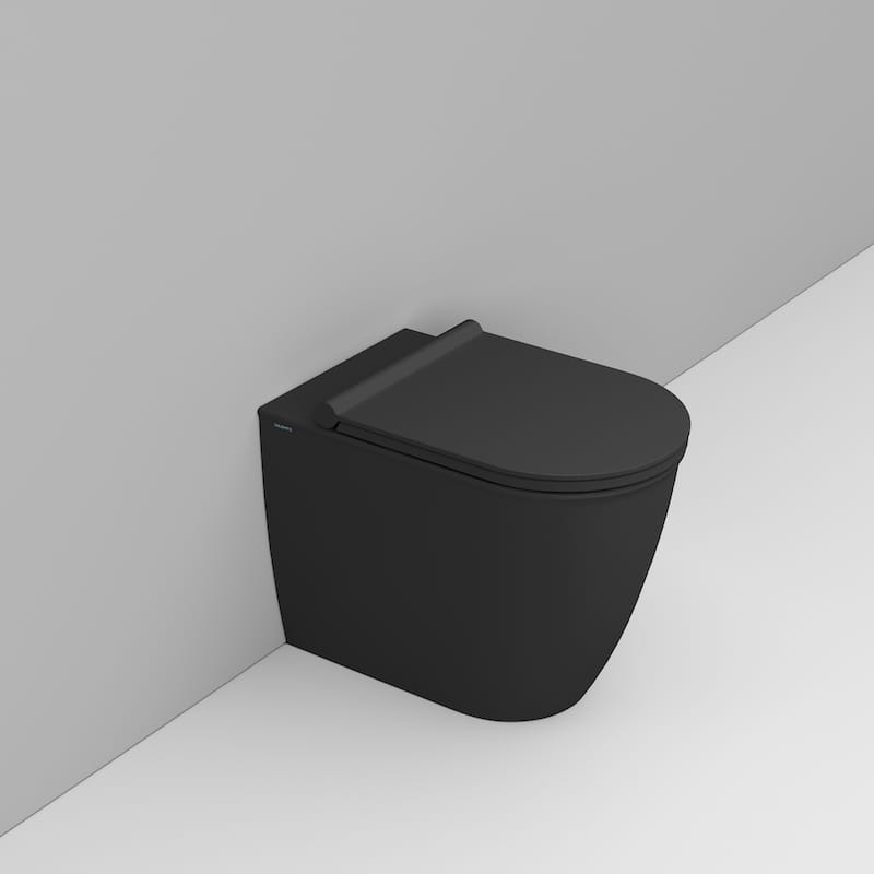 Ceramica Dolomite Cuvette Back to wall 36×55 – Mayka - Noir mat