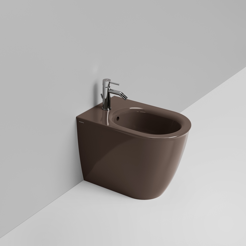 Ceramica Dolomite Bidet back to wall 36×55 – Mayka - Marrone alpino lucido