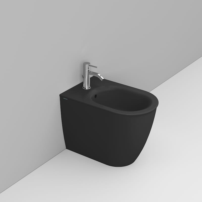 Ceramica Dolomite Bidet back to wall 36×55 – Mayka - Nero opaco