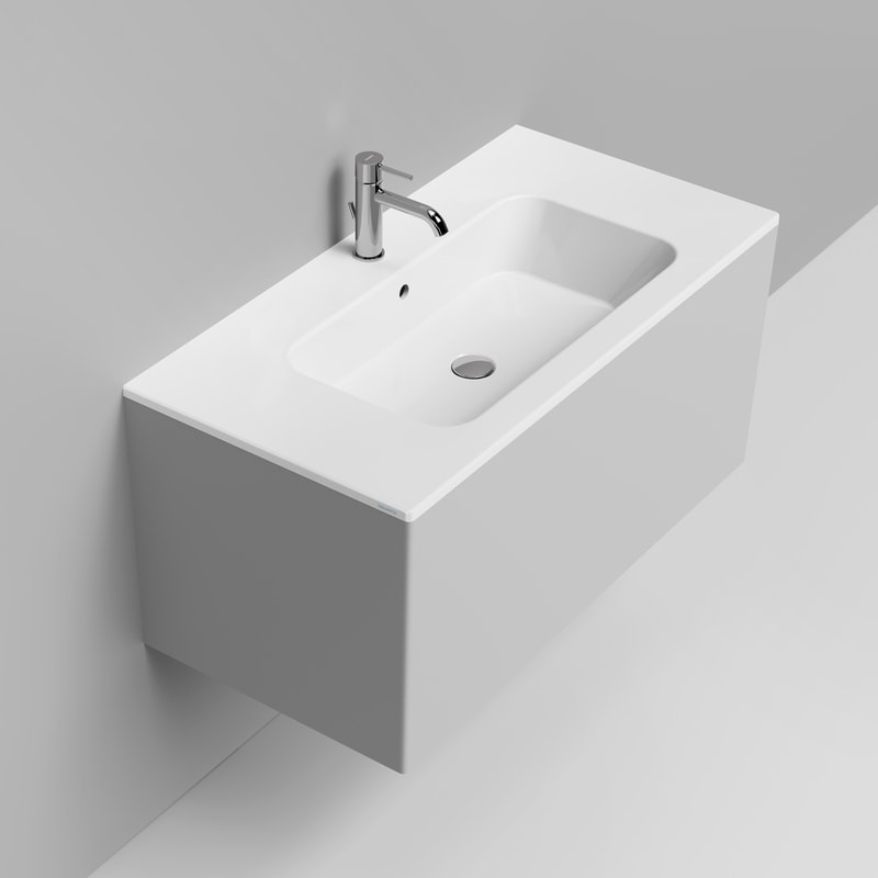 Ceramica Dolomite - D500501 - Lavabo Top 1010×510 – Merci