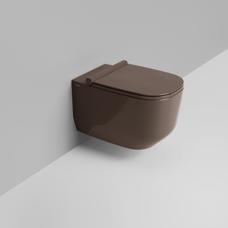 Ceramica Dolomite Vaso sospeso 36×56 – Alba - Marrone alpino lucido