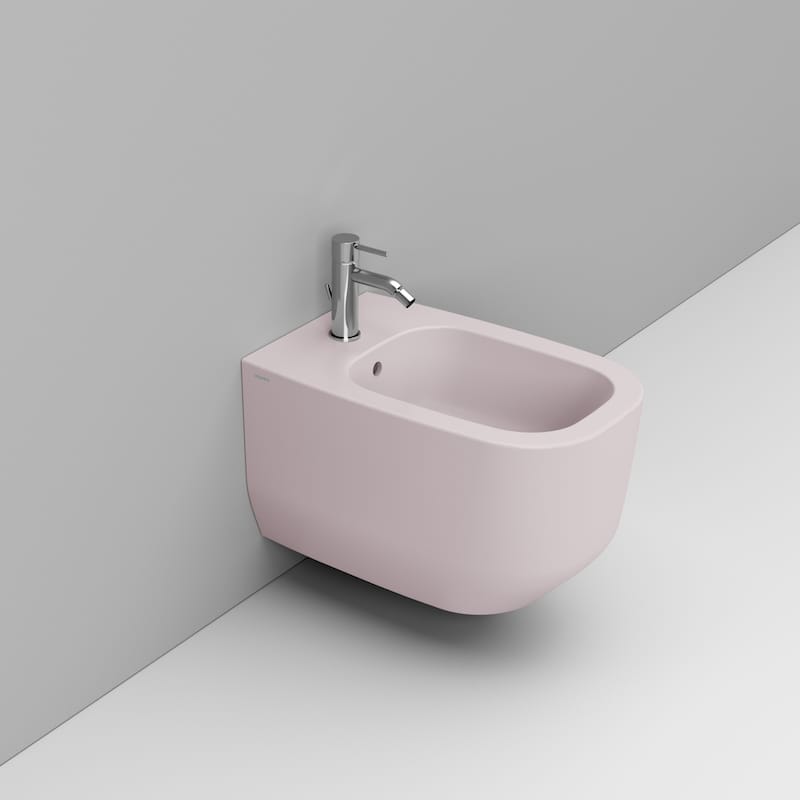 Ceramica Dolomite Bidet sospeso 36×56 – Alba - Rosa antico